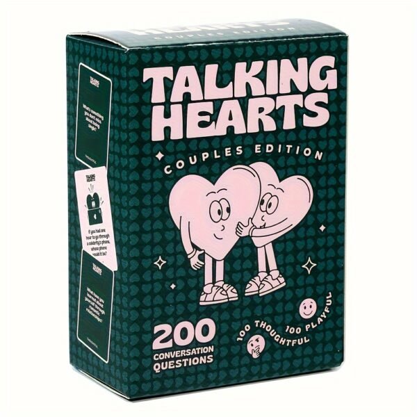 Talking Heart: 200-Card Couple Conversation Game - Image 2