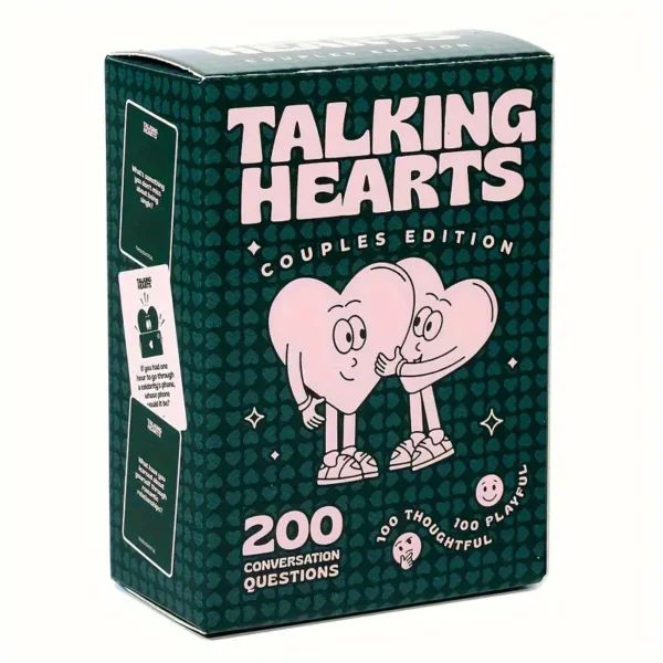 Talking Heart: 200-Card Couple Conversation Game - Image 9
