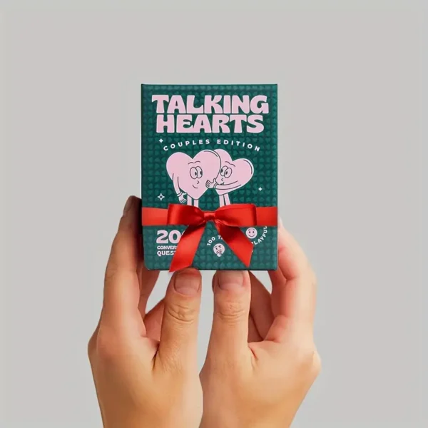 Talking Heart: 200-Card Couple Conversation Game - Image 4