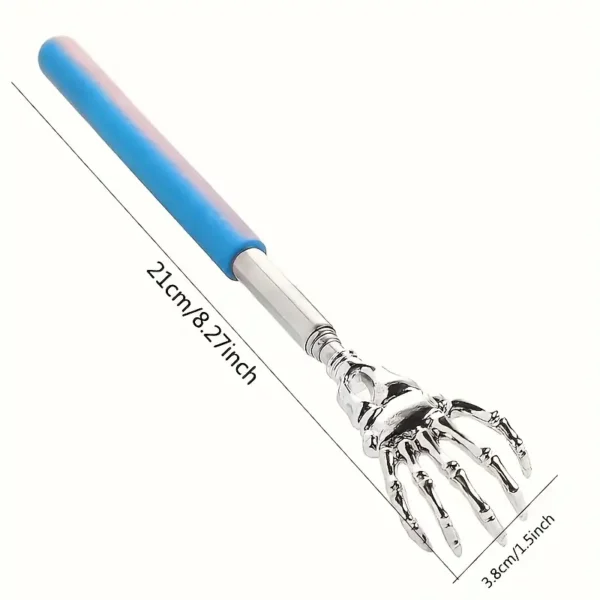 Adjustable Stainless Steel Back Scratcher with Retractable Claws - Image 4