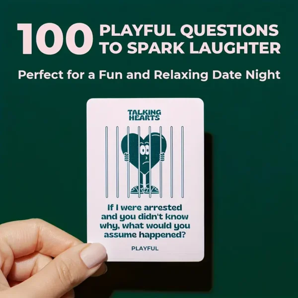 Talking Heart: 200-Card Couple Conversation Game - Image 3