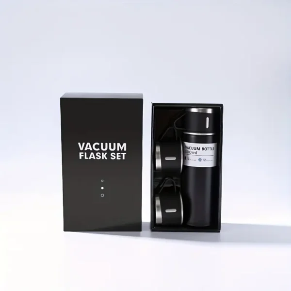 Stylish Stainless Steel Thermal Flask - 500ml - Image 2